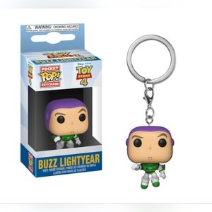 New Rare Funko Pocket Pop! Disney Pixar Buzz Lightyear Keychain Toy Story 4